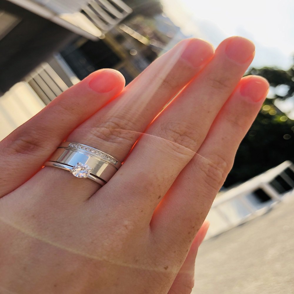 Alianças de Prata Namoro e Compromisso