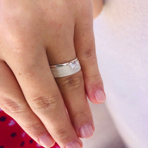 Alianças de Prata Namoro e Compromisso