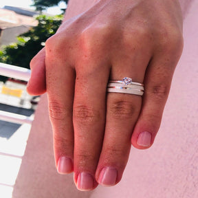 Alianças de Prata Namoro e Compromisso