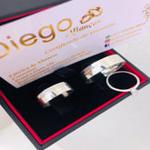 Alianças de Prata Namoro e Compromisso