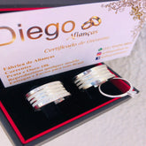 Alianças de Prata Namoro e Compromisso