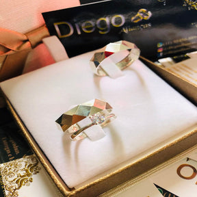 Alianças de Prata Namoro e Compromisso