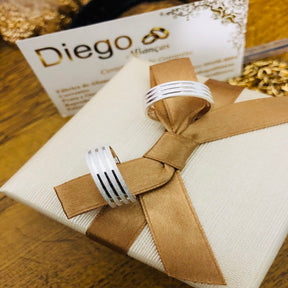 Alianças de Prata Namoro e Compromisso