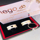 Alianças de Prata Namoro e Compromisso