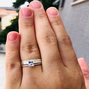 Alianças de Prata Namoro e Compromisso