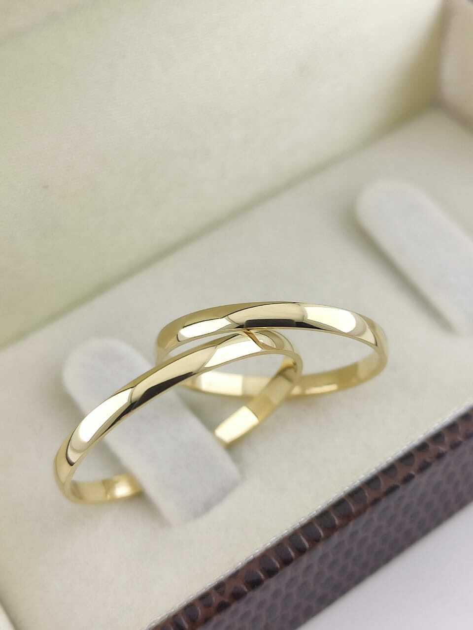 Alianças para noivado e casamento - Modelo 137