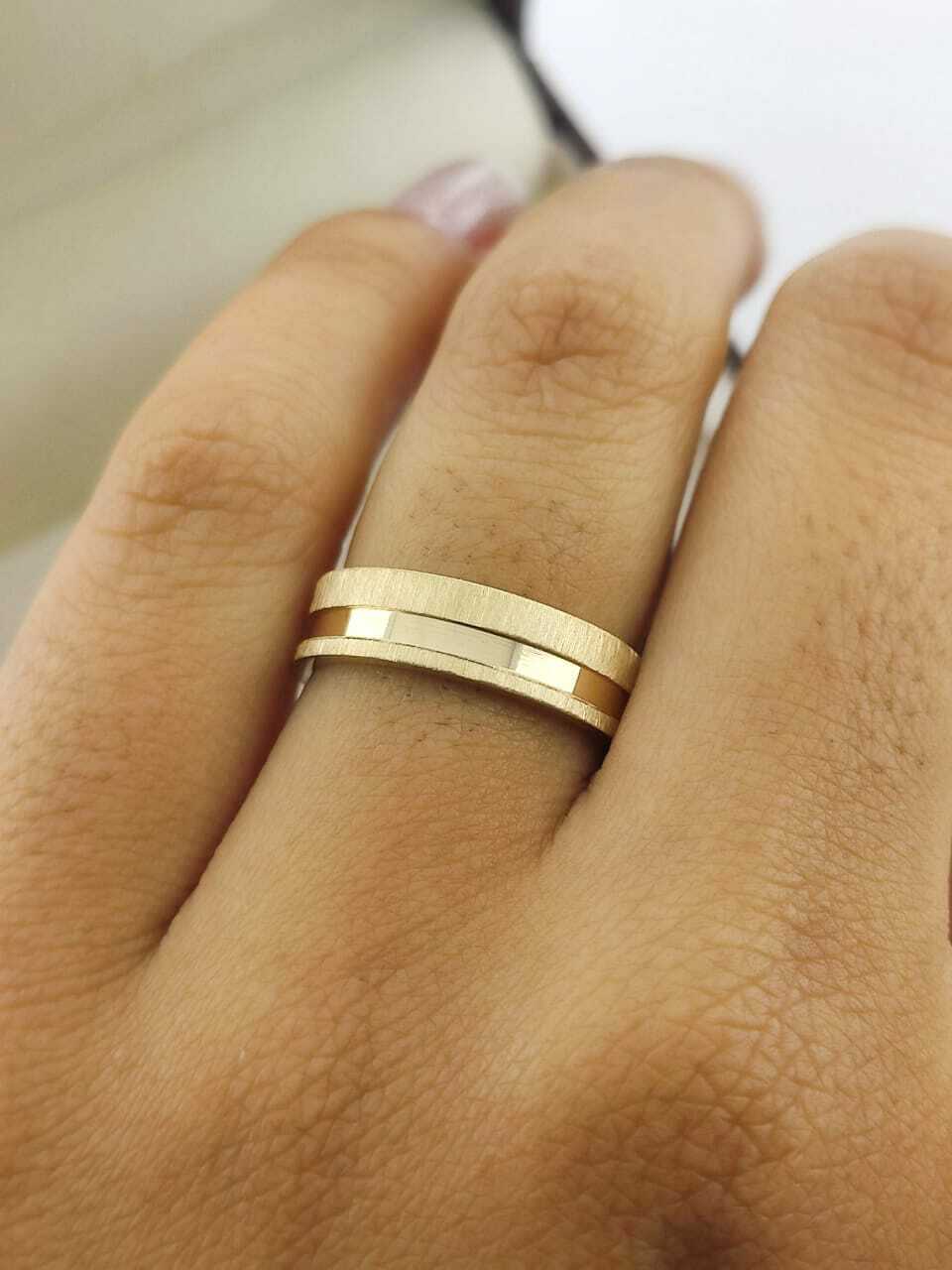 Alianças para noivado e casamento - Modelo 139