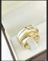 Alianças para noivado e casamento - Modelo 27