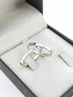 Alianças para namoro e compromisso - Modelo 44