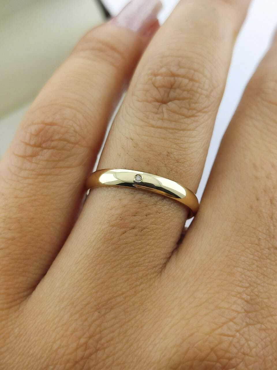 Alianças para noivado e casamento - Modelo 138