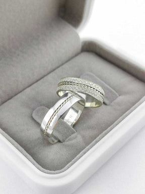 Alianças para namoro e compromisso - Modelo 49