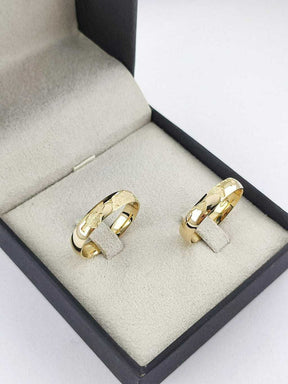 Alianças para noivado e casamento - Modelo 157