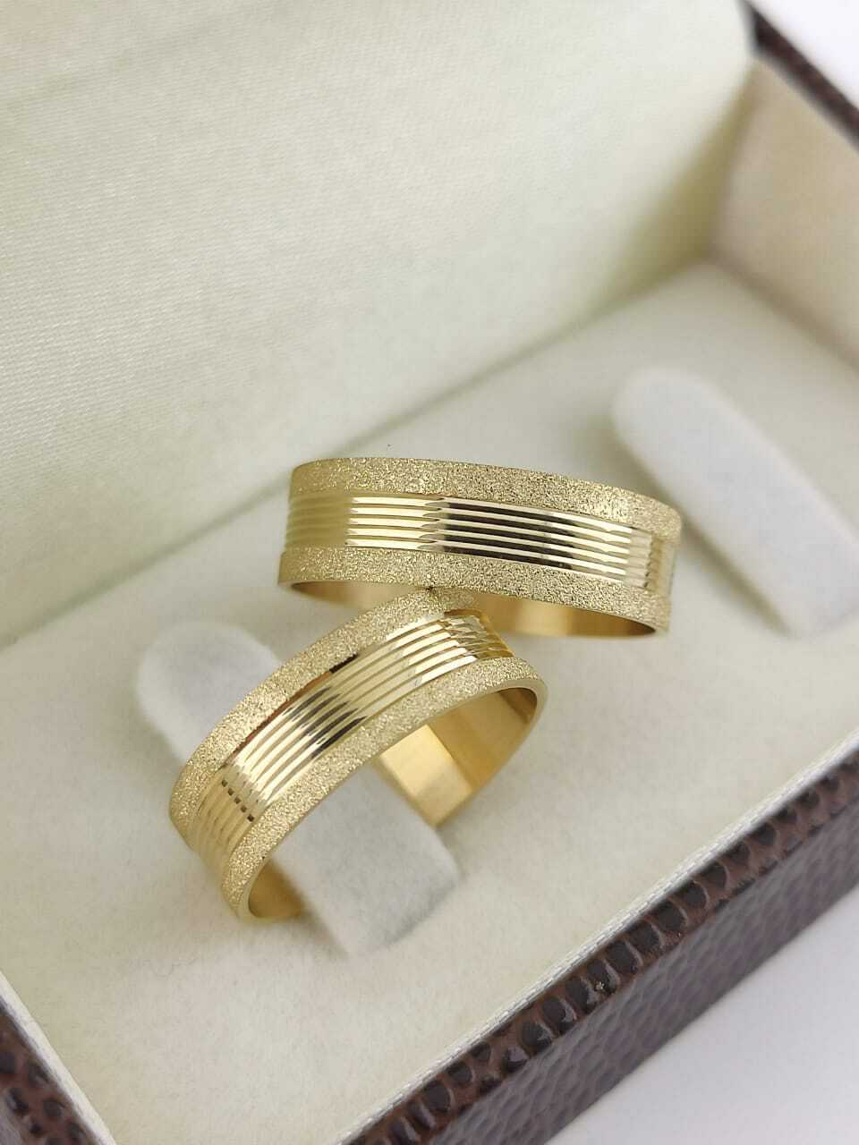 Alianças para noivado e casamento - Modelo 106