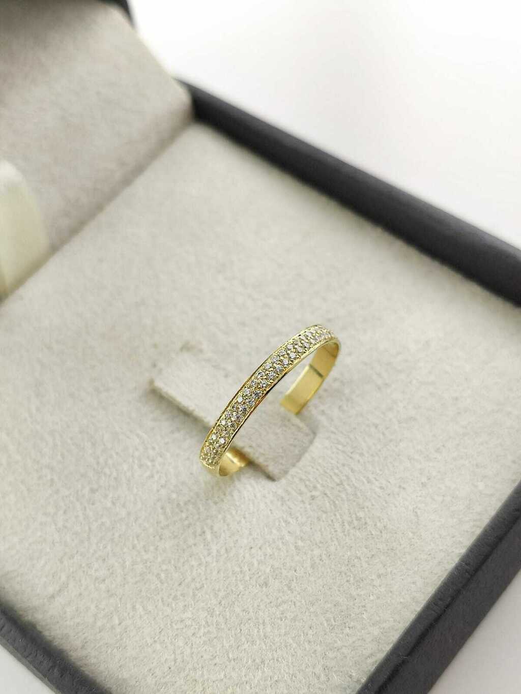 anéis aparadores em ouro 18k - Modelo 03