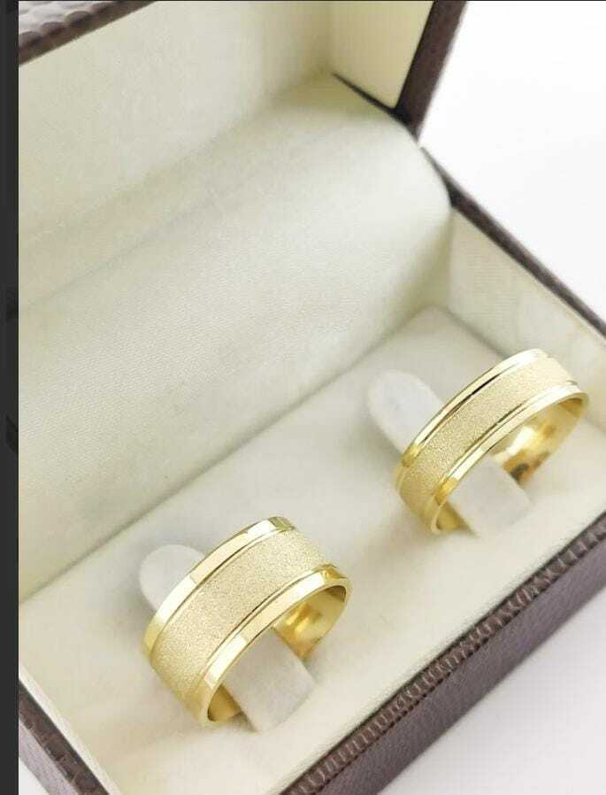Alianças para noivado e casamento - Modelo 6