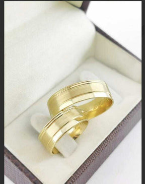 Alianças para noivado e casamento - Modelo 29