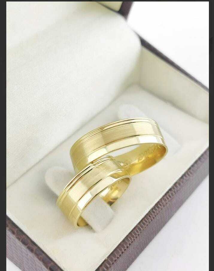 Alianças para noivado e casamento - Modelo 29