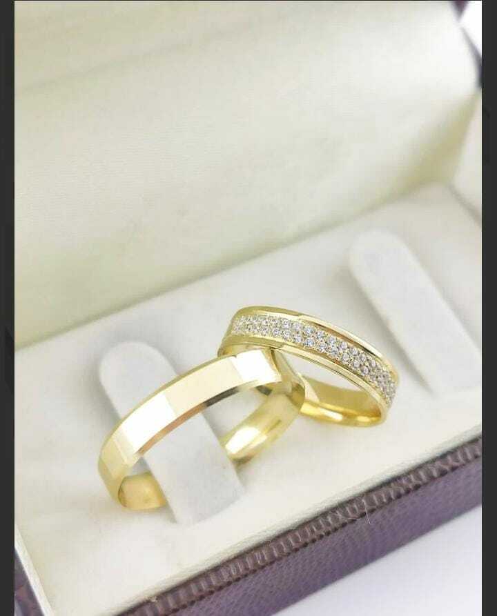 Alianças para noivado e casamento - Modelo 31
