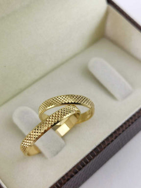 Alianças para noivado e casamento - Modelo 119
