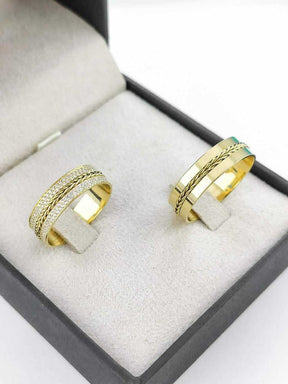 Alianças para noivado e casamento - Modelo 88