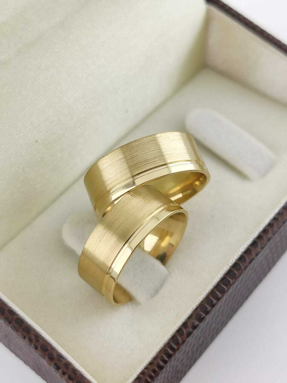Alianças para noivado e casamento - Modelo 128