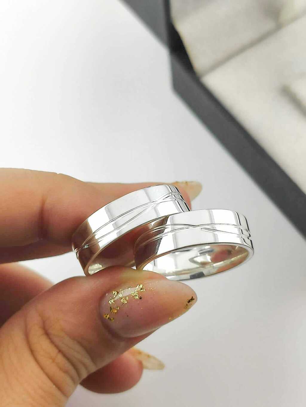 Alianças para namoro e compromisso - Modelo 22