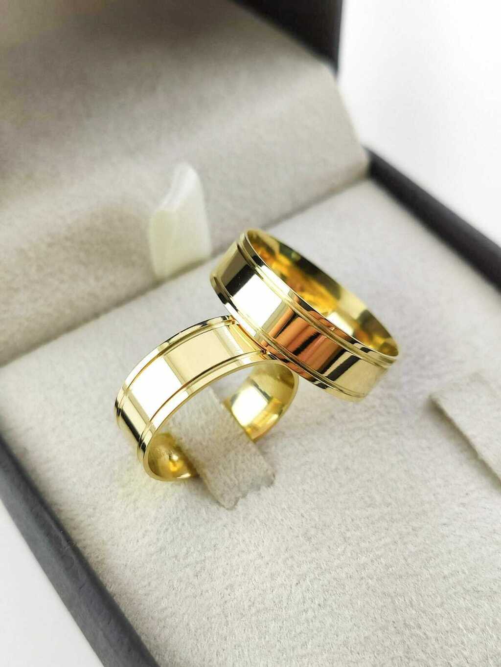 Alianças para noivado e casamento - Modelo 76