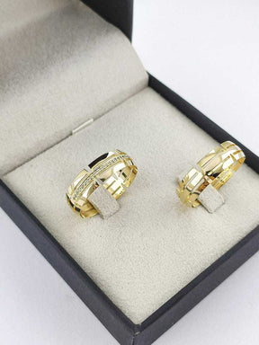 Alianças para noivado e casamento - Modelo 160