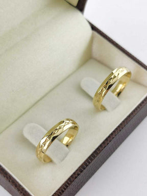 Alianças para noivado e casamento - Modelo 122