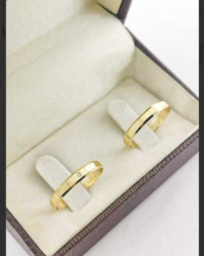 Alianças para noivado e casamento - Modelo 4