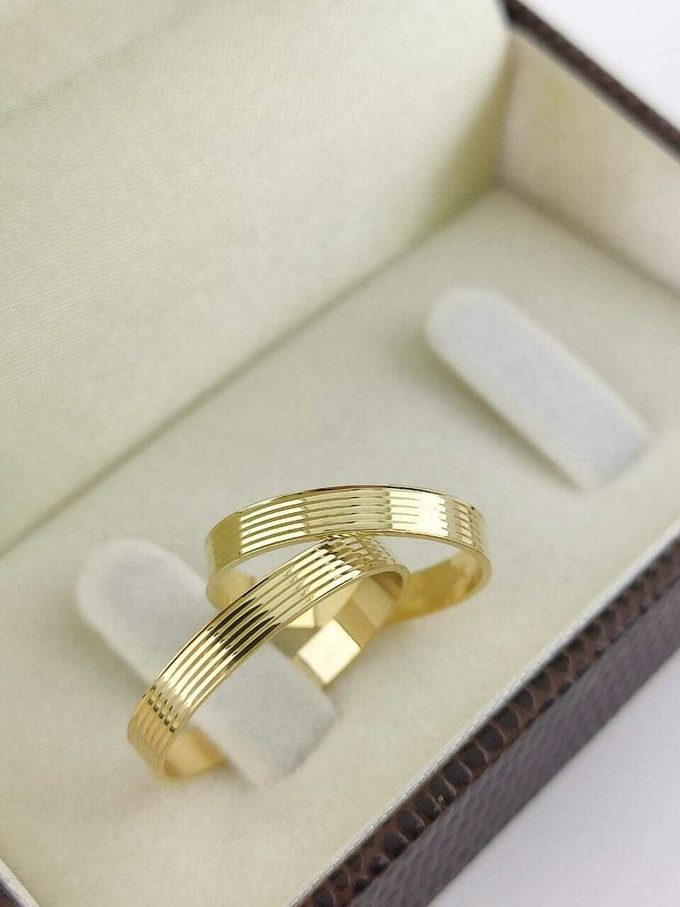 Alianças para noivado e casamento - Modelo 107