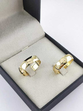 Alianças para noivado e casamento - Modelo 163