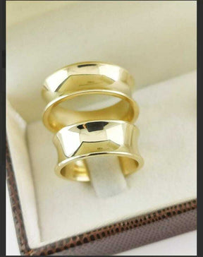Alianças para noivado e casamento - Modelo 17