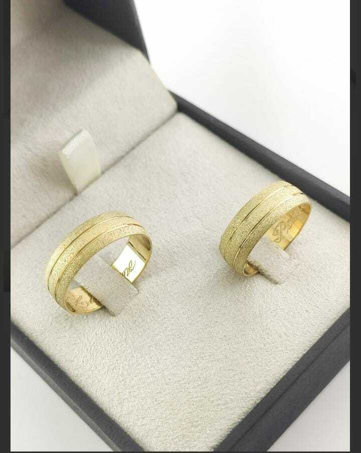Alianças para noivado e casamento - Modelo 36