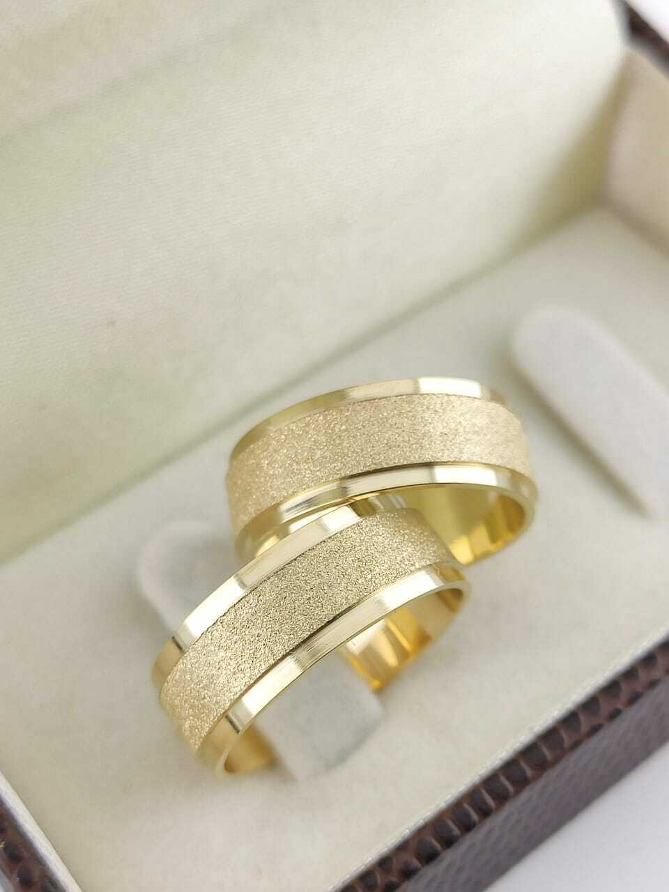 Alianças para noivado e casamento - Modelo 121