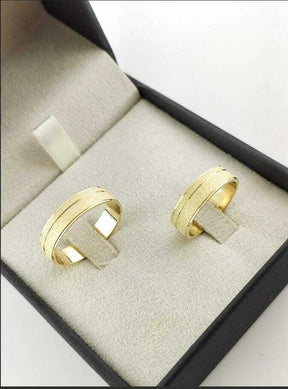 Alianças para noivado e casamento - Modelo 45