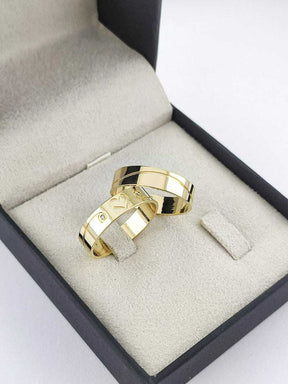 Alianças para noivado e casamento - Modelo 161