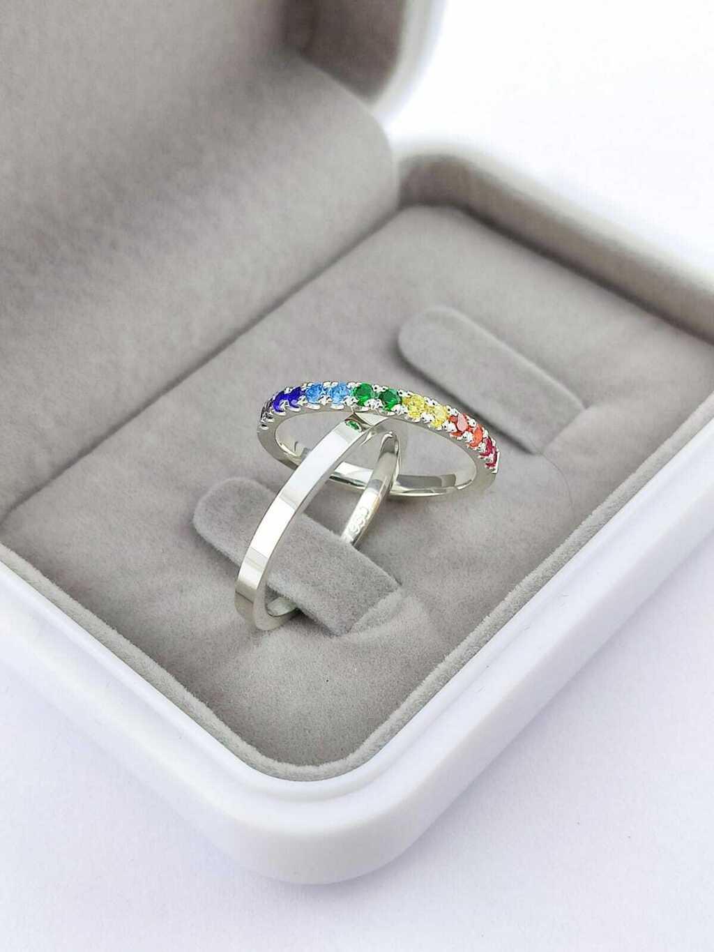 Alianças para namoro e compromisso - Modelo 65