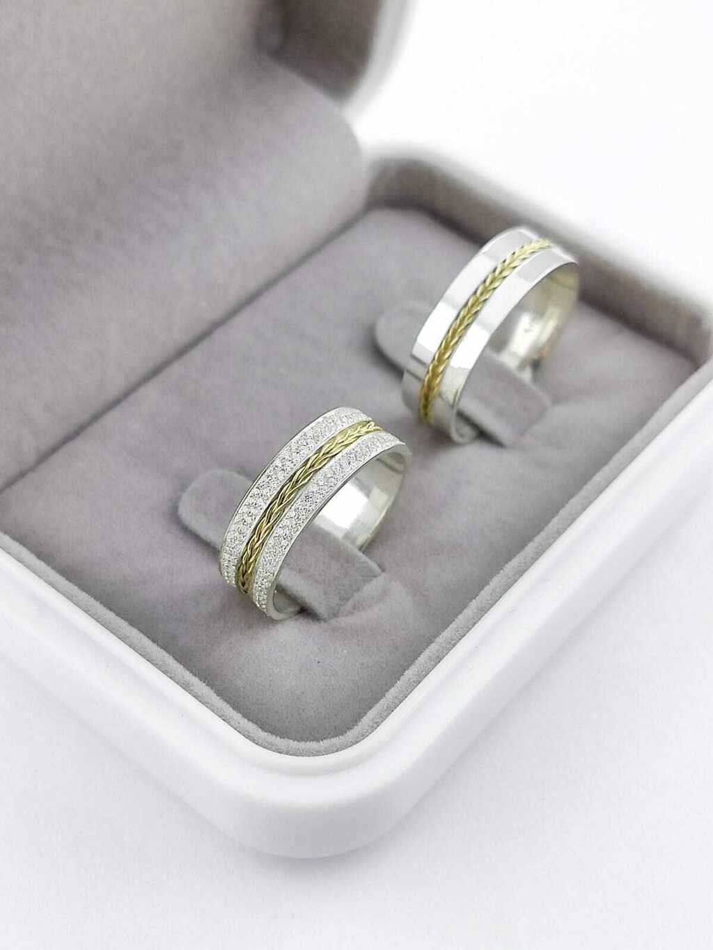 Alianças para namoro e compromisso - Modelo 48