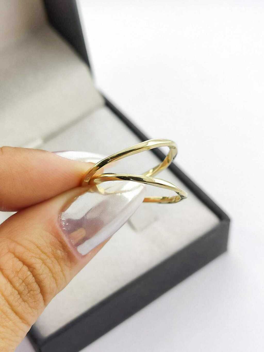 Alianças para noivado e casamento - Modelo 82