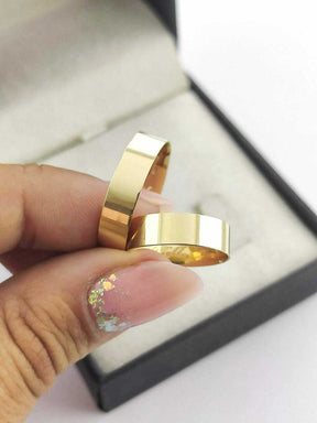 Alianças para noivado e casamento - Modelo 90