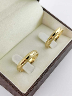 Alianças para noivado e casamento - Modelo 105