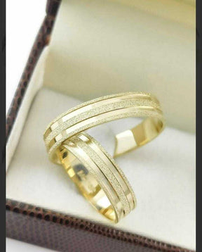 Alianças para noivado e casamento - Modelo 24