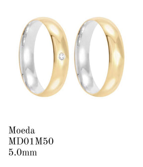 Aliança de Moeda Antiga 5MM