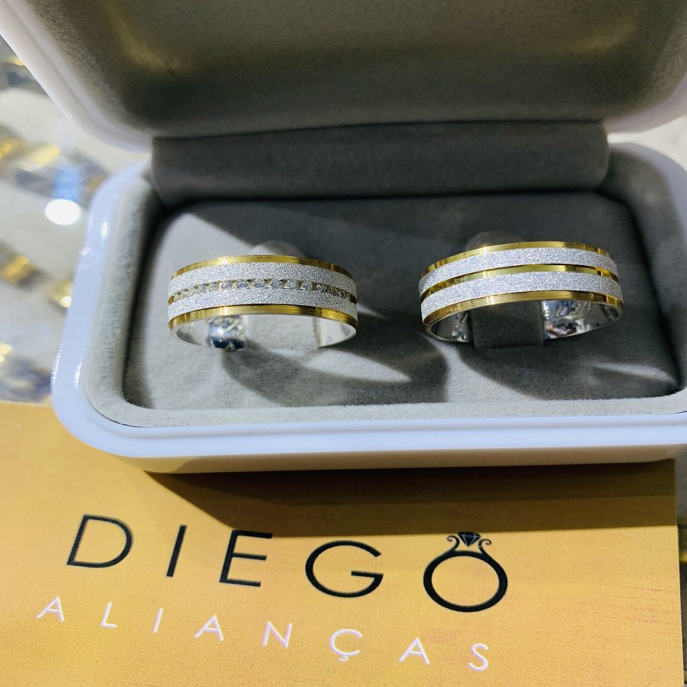 Alianças de Prata Namoro e Compromisso