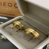 Alianças de Ouro18k Noivado e Casamento