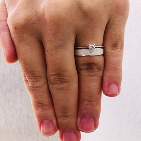 Alianças de Prata Namoro e Compromisso