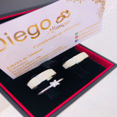 Alianças de Prata Namoro e Compromisso