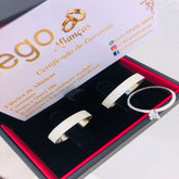 Alianças de Prata Namoro e Compromisso