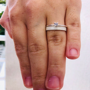 Alianças de Prata Namoro e Compromisso